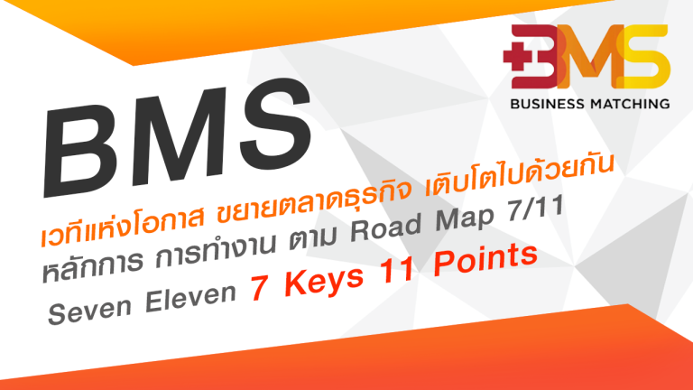 BMS หลักการ การทำงาน ตาม Road Map 7/11 Seven Eleven   7 Keys 11 Points