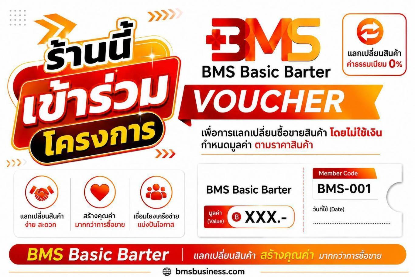 BMS Basic Barter แลกเปลี่ยนสินค้า สร้างคุณค่า มากกว่าการซื้อขาย
